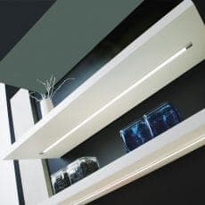 LED.Leuchte LD8003E eingebaut im Regal Ladenbau Warenpräsentation