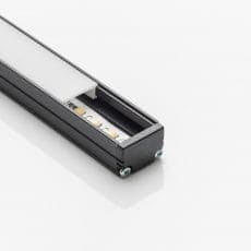 LED-Leuchte LD8108 schwarz mit Endkappe