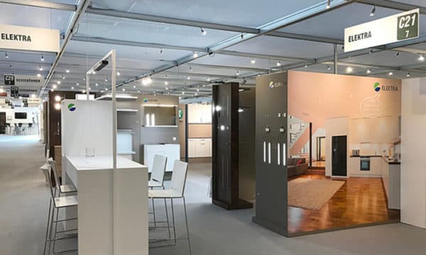 Messestand von Elektra auf der Sicam 2018